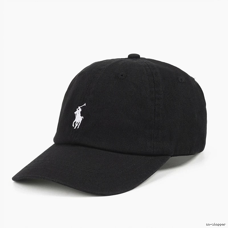 Ralph Lauren classic and simple style black hat