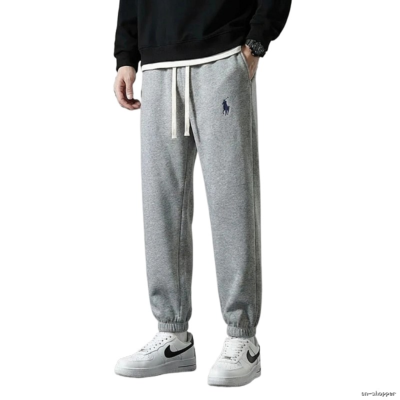 Ralph Lauren fleece-lined casual grey sweatpants