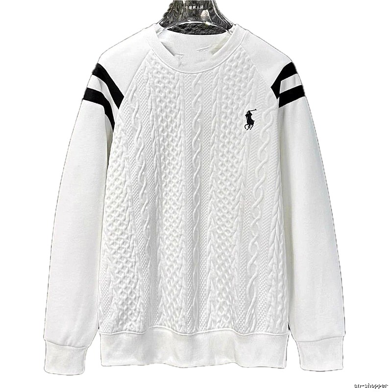 Ralph Lauren knitted retro white sweatshirt