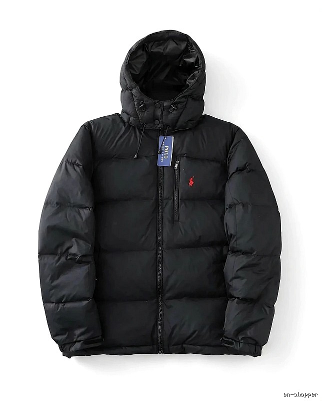 Ralph Lauren Polo Black Trendy Brand Down Jacket