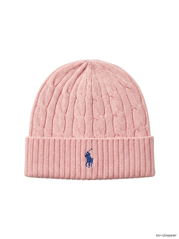 Ralph Lauren Polo Pink Knitted Hat