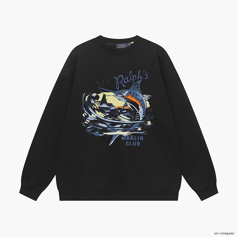 Ralph Lauren printed retro-style sweatshirt