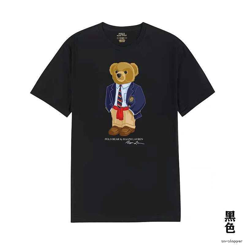 Ralph Lauren Teddy Bear Collection Black T-shirt
