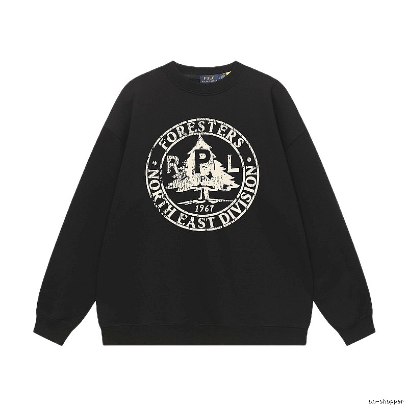 Ralph Lauren vintage-style black sweatshirt