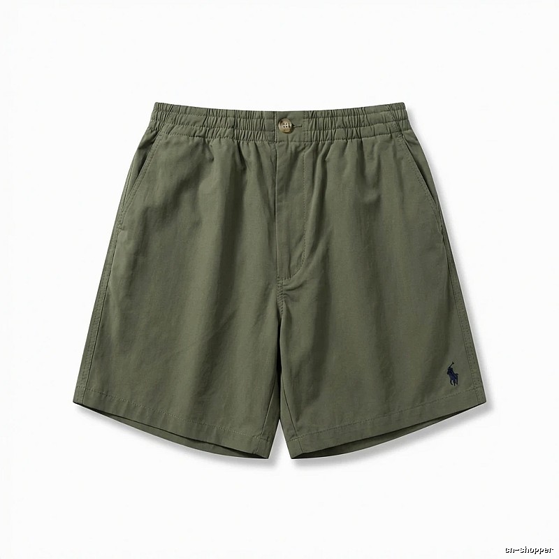Ralph Lauren's casual-style military green shorts
