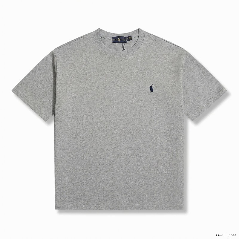 Ralph Lauren's classic and simple style gray T-shirt.