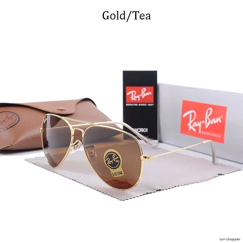 Ray-Ban Summer Aviator sunglasses Gold Tone Sunglasses with Bold Graphic
