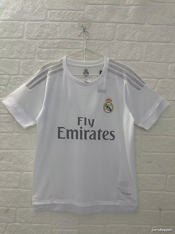 Real Madrid Classic Retro Teka soccer jersey White Retro Football with Travel-Friendly Style