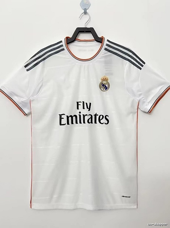 Real Madrid Summer Retro Teka soccer jersey White Retro Football with Bold Graphic