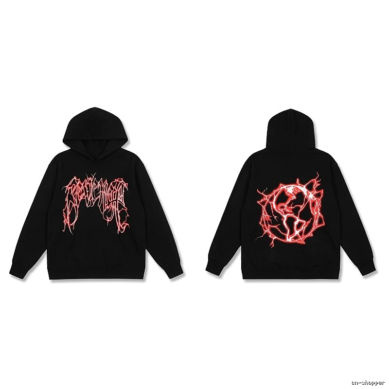 Revenge Dark Style Red Pattern Hoodie