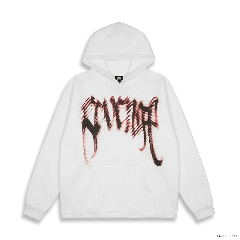 Revenge Gothic Style White Hoodie