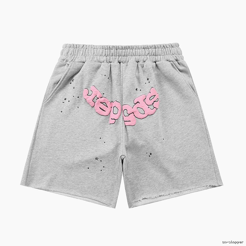 Shorts with Sp5der letter print style