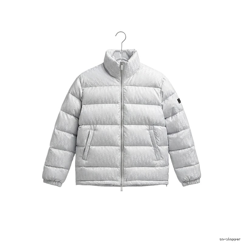 Simple-style white Dior down jacket