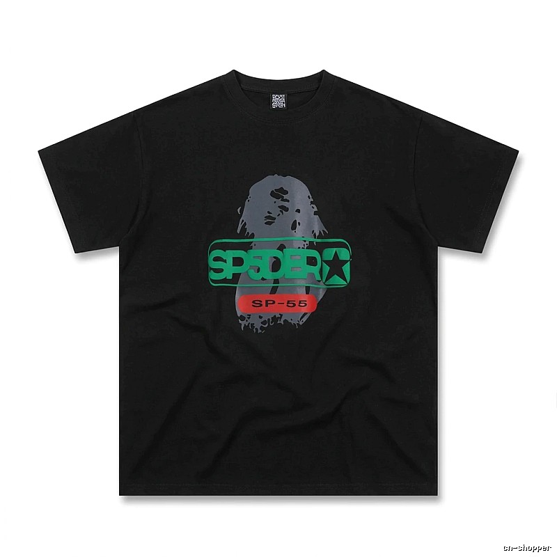 Sp5der Dark Cool Trend Short Sleeve
