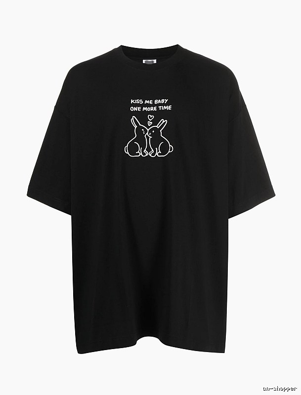 Sport Statement graphic T-shirt Black Colorful Lucky for Warm Weather