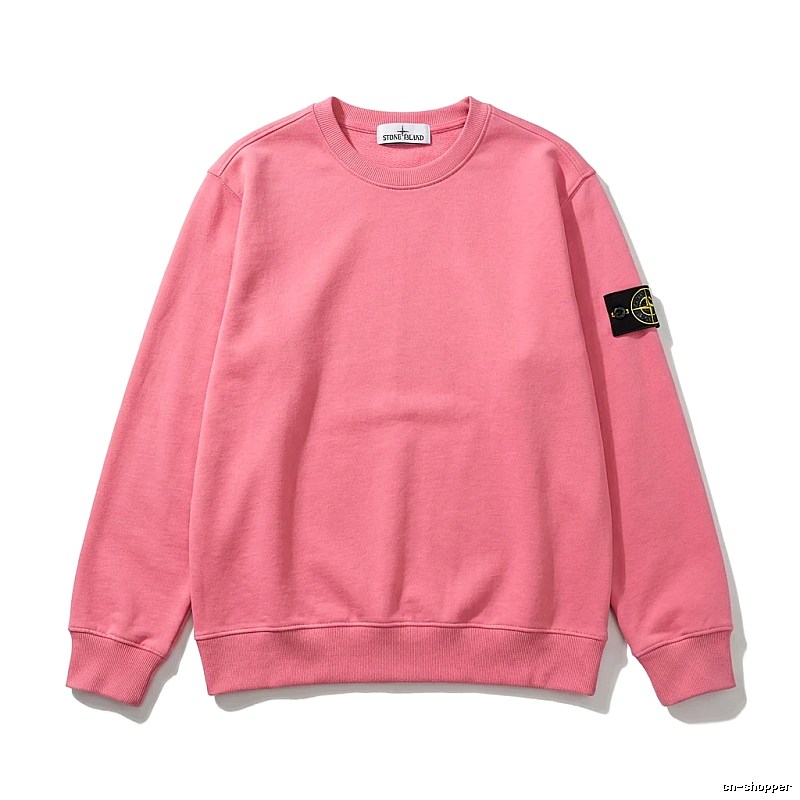 Stone Island basic pink sweatshirt
