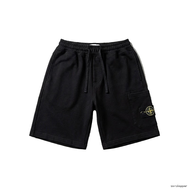 Stone Island functional style black shorts