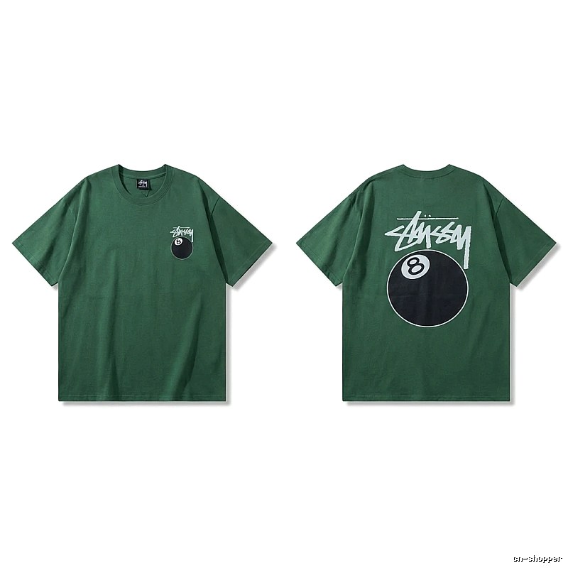 Stussy Black Eight Series Trendy and Cool Style T-shirt
