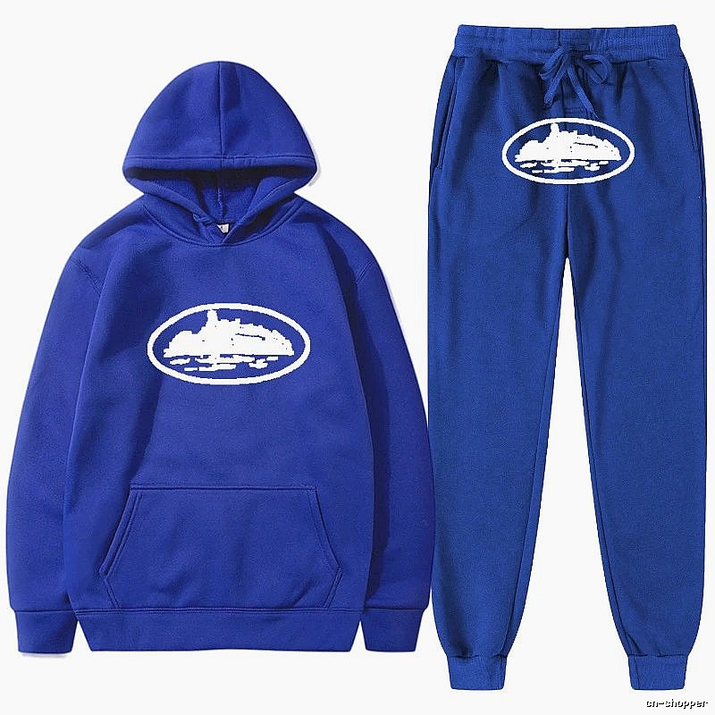 Stussy Blue Tracksuit Set Commuter Look Logo