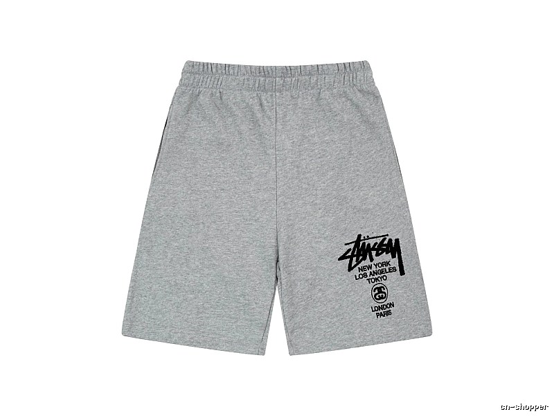 Stussy classic casual gray shorts