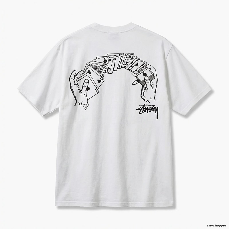 Stussy Poker Print Style T-shirt