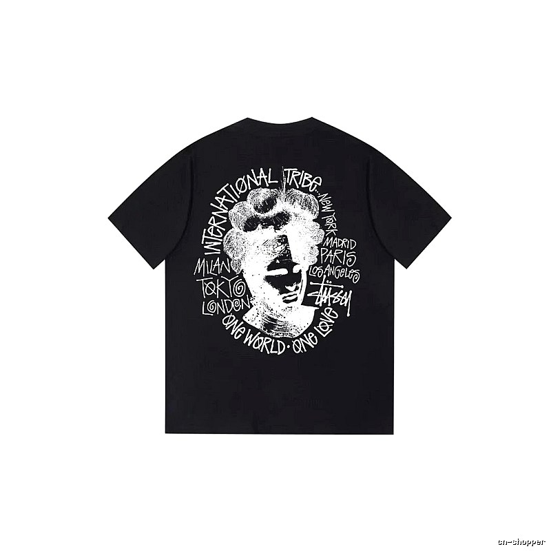 Stussy Weekend Graphic T-shirt Black White Stussy for Seasonal Looks