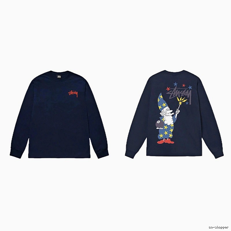 Stussy Wizard Series Dark Style Long-sleeve