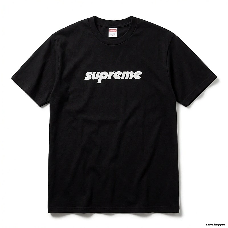 Supreme basic black T-shirt