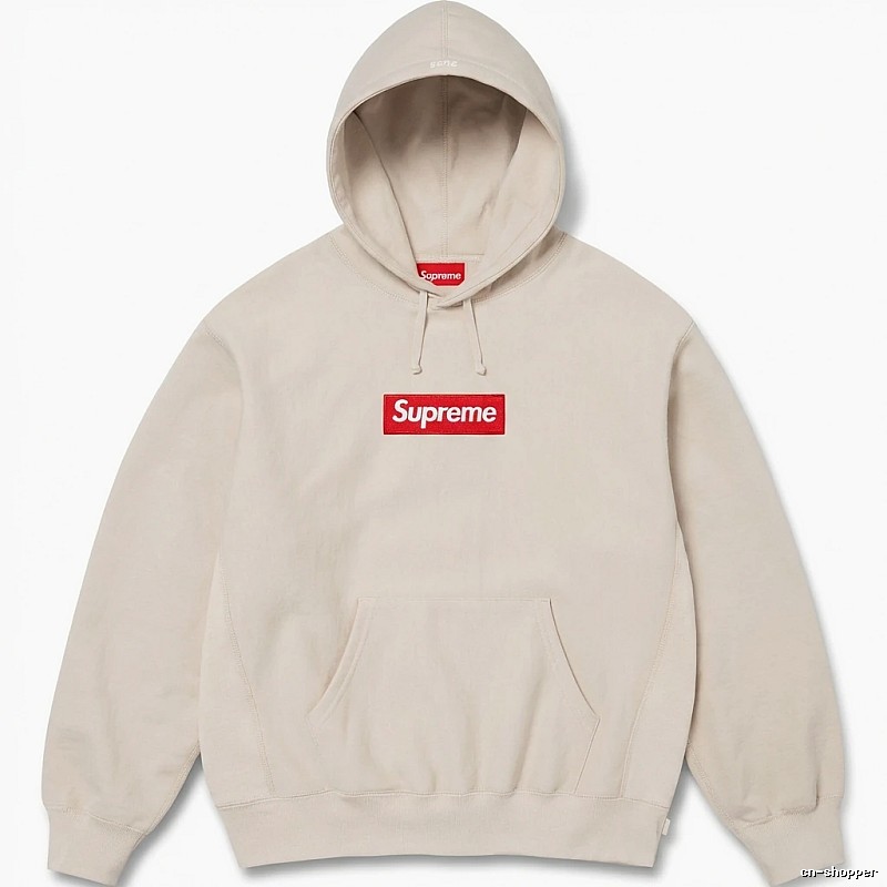 Supreme basic casual style beige hoodie