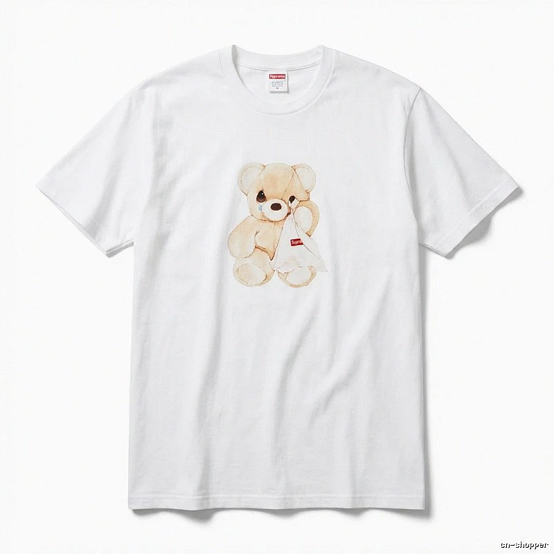 Supreme Bear Trend Brand White T-shirt