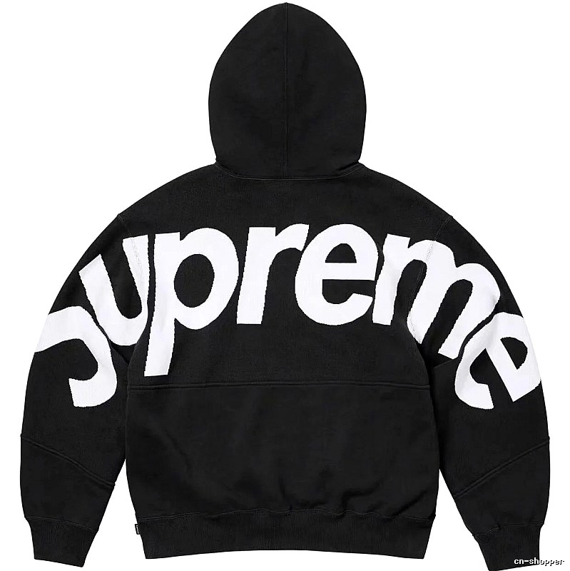 Supreme Casual Logo hoodie Gray Red Oversized for Streetwear Looks
