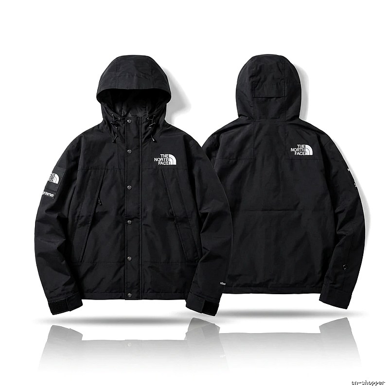 Supreme co-branded black windbreaker