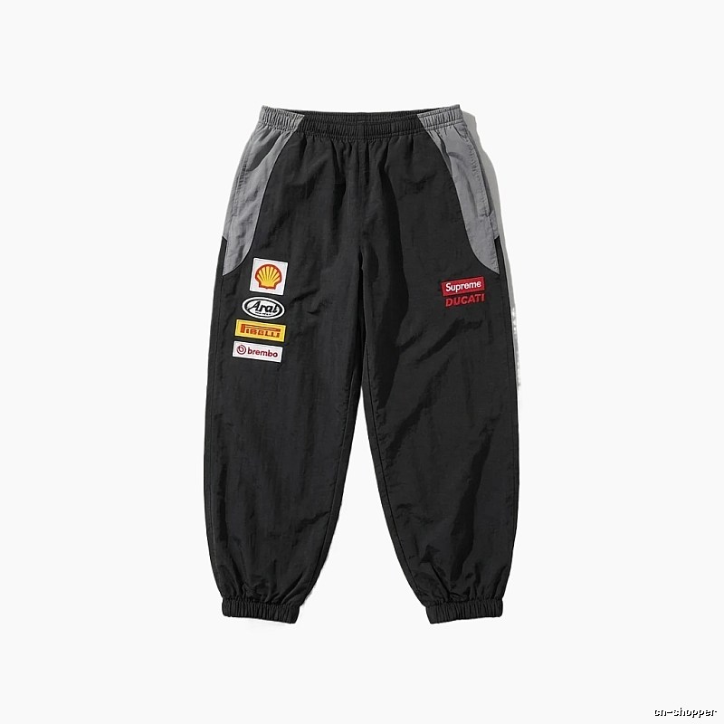 Supreme Co-branded Sporty Black Pants