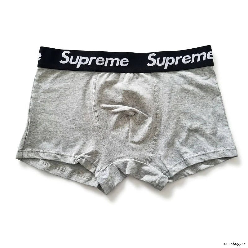 Supreme minimalist light gray underwear