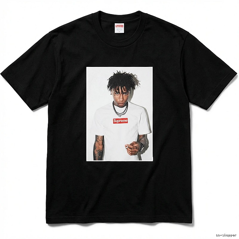 Supreme Portrait Style Black T-shirt