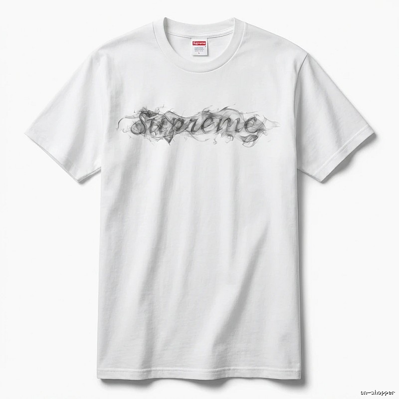 Supreme Smoke Style White T-shirt