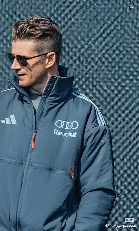 Teal Blue Motorsport Hooded Jacket by Adidas - Signature Edit
