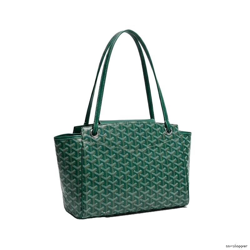 The classic retro green handbag of GOYARD