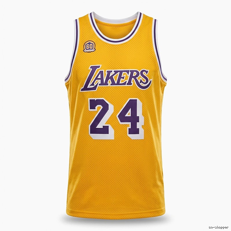 The No. 24 yellow jersey of the Los Angeles Lakers.