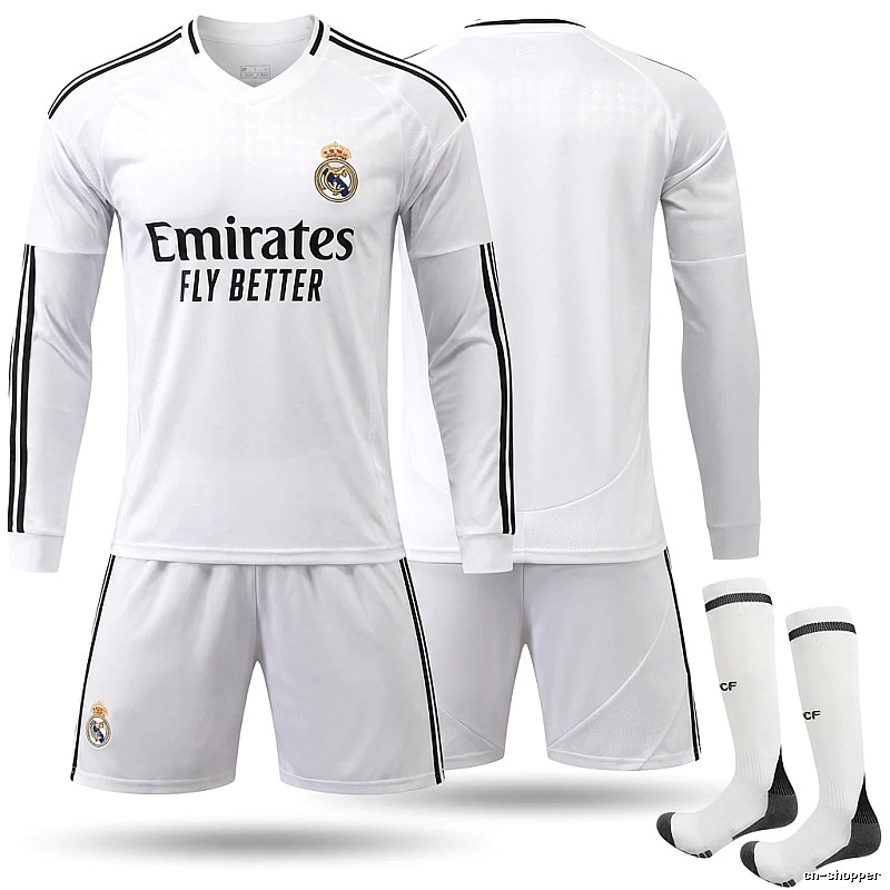 The white sporty jersey of Real Madrid.