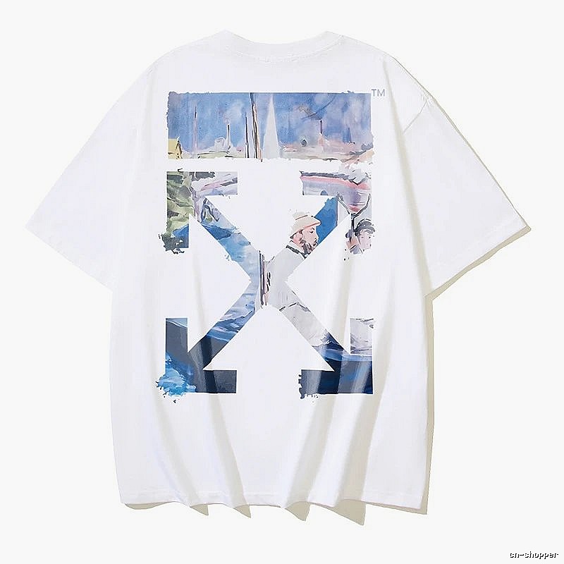 Thrasher Gift Ready Flame logo T-shirt White Red Thrasher with Fresh Pattern