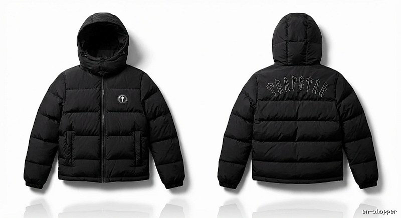 Trapstar Black Trendy and Cool Down Jacket