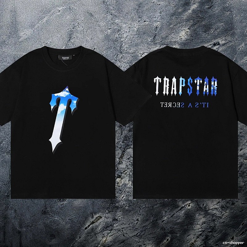 Trapstar Logo Detail Keys graphic T-shirt Black White Key with Functional Detail