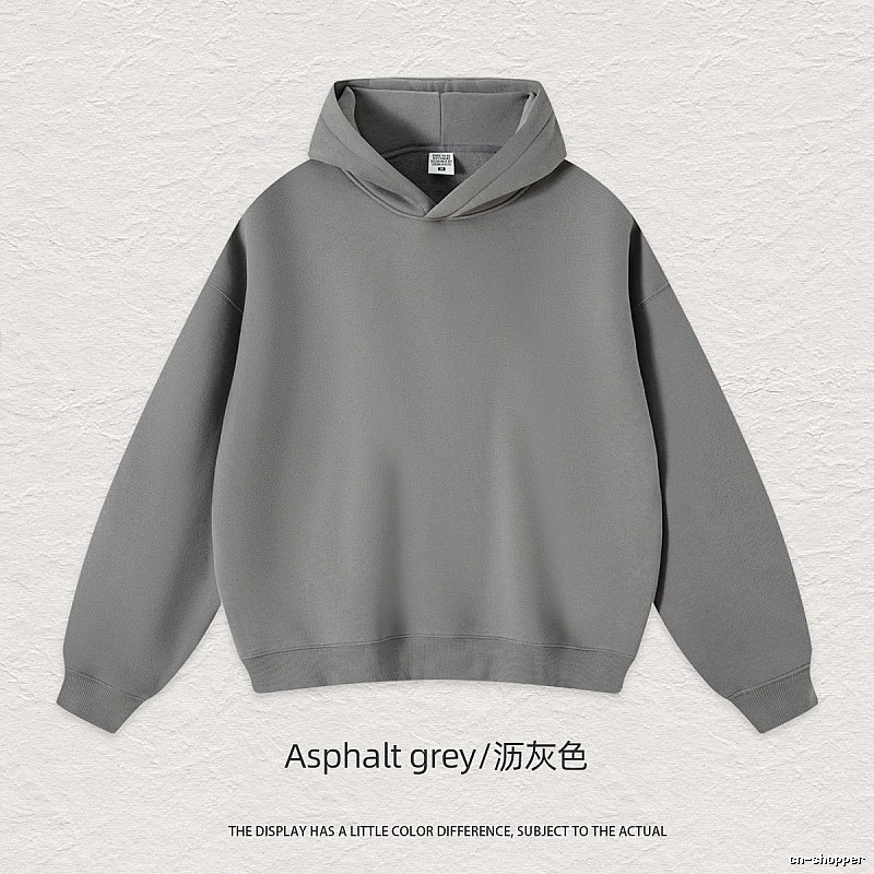 Travel Blank pullover hoodie Black Minimal A with Modern Look