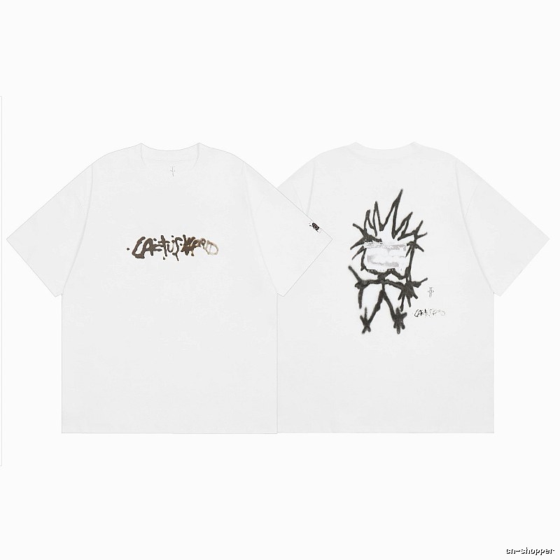 Travis Scott Gift Ready Graphic T-shirt Brown Travis Scott with Standout Detail