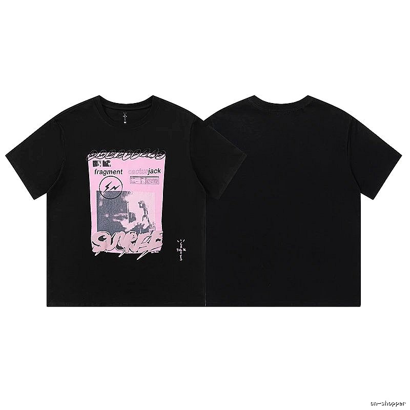Travis Scott Travel Graphic T-shirt Brown Travis Scott with Modern Look