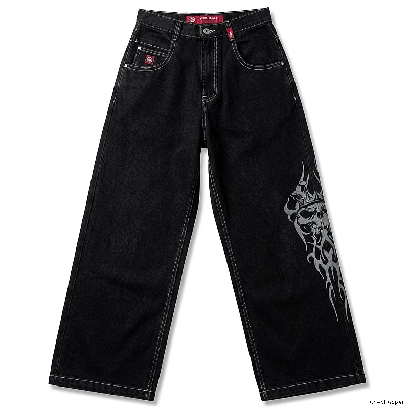 Y2K style black jeans